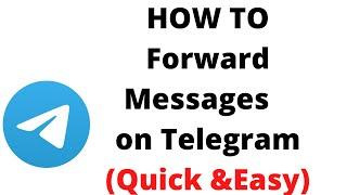 how to forward messages on telegram