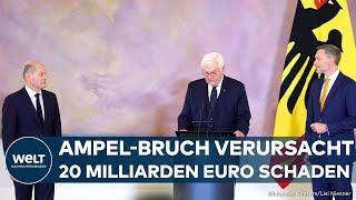 AMPEL: Bruch kostet den Staat 20 Milliarden Euro! So heftig sind die Schäden für das Land wirklich