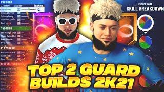 THE TWO BEST GUARD BUILDS IN NBA 2K21! THE BEST BUILDS TO NEVER LOSE ON NBA 2K21! NEVER MISS BUILDS!