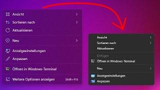 Altes Win10 Rechtsklick Fenster wiederherstellen in Win11 mit [Winaero Tweaker] (Kurzes Tutorial)_4K