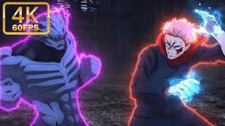 Itadori Uses 120% Potential Cursed Energy To Defeat Final Form Mahito - 4K 60FPS - Jujutsu Kaisen