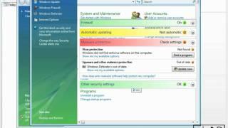 Set Windows Updates to Automatic On Vista