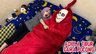 aqilla tidur bareng pocong