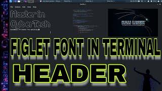 How to install figlet in kali Linux terminal Header 2020