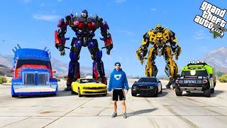 ကျနော် Transformers စက်ရုပ်ကားတွေကိုခိုးခဲ့တယ်/ GTA 5 Myanmar/ I stole Transformers Cars in GTA V