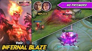 Script Skin Valir Legend Infernal Blaze Full Effects With Sound | Mobile Legends