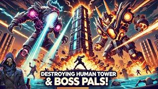 "DESTROYING the Human Tower & Defeating EPIC Boss Pals! | Palworld Gameplay"