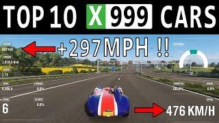 TOP 10 FASTEST CARS FULLY UPGRADED In Forza Horizon 4 - TOP SPEED +297MPH !!