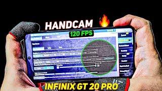 INFINIX GT 20 PRO 120 FPS HANDCAM PUBG / BGMI TEST  | BEST GAMING PHONE #infinixgt20pro #infinix