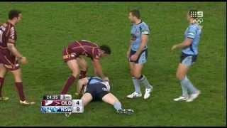 Cameron Smith's Big Hit on Ben Creagh