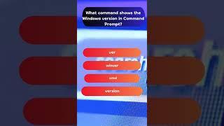 Command to Check Windows Version in Command Prompt #computerbasics