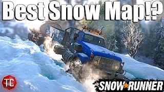 SnowRunner: ICE ROAD HAULING! Welcome to THE BEST SNOW MAP! (PC, Xbox, Playstation GAMEPLAY)