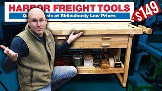 Harbor Freight Woodworking Workbench Review