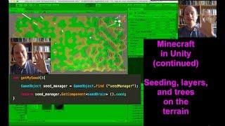 Minecraft Tutorial in Unity: more terrain layers, seeding, and better trees