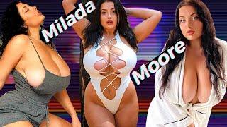 Milada Moore - Bio - Hot Ukraine Curvy model in bikini & lingerie | Plus Size Fashion, bbw,ssbbw