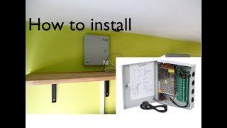 How To Install A Nordstrand CCTV Camera Power Supply Distribution Box