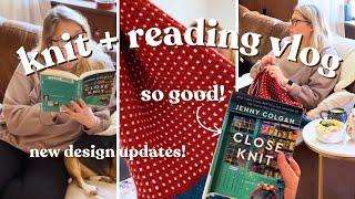 Cozy Afternoon Knit With Me | Knitting, Reading + Pattern Design Updates