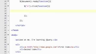 jQuery Events - jQuery Tutorials for Beginners