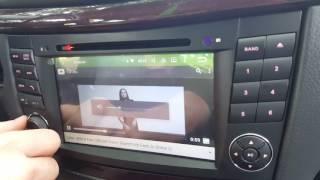 W211 Mercedes E Klasse Android 5.1 DVD Radio Vorstellung Deutsch