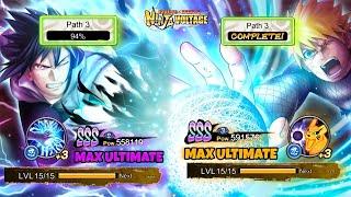 Max Potential Naruto & Sasuke (Final Showdown) Solo Attack Mission | Naruto X Boruto Ninja Voltage