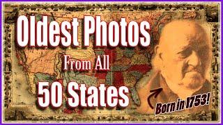1st Photos from Every State! 1800's Photography: Portraits, Landscapes and Landmarks of the USA