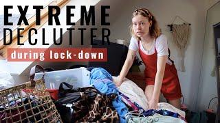 EXTREME DECLUTTER 2020 QUARANTINE EDITION │ tidying up with Marie Kondo & the Konmari method