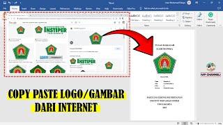 CARA MENGCOPY LOGO ATAU GAMBAR DARI INTERNET KE MICROSOFT WORD