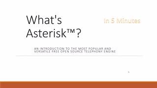 Asterisk PBX in 5 minutes