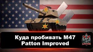 Куда пробить M47 Patton Improved ИМБУ из коробок