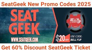 Seatgeek Promo Codes 2025: How to Get New Promo Codes For Seatgeek 80% Off