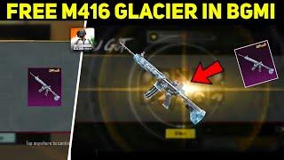 BGMI TODAY REDEEM CODE | HOW TO GET FREE M416 GLACIER SKIN IN BGMI  | (100% WORKING TRICK IN 2024