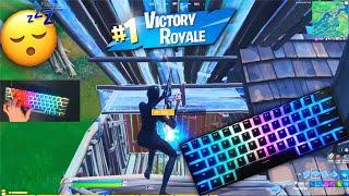 [1 HOUR] Satisfying Mechanical Keyboard & Mouse Sounds ASMR Fortnite Smooth Gameplay 4K