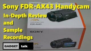 Sony FDR AX43 4K HandyCam