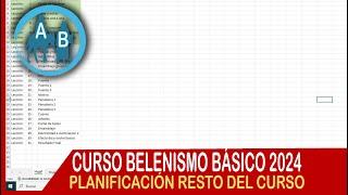  CURSO TALLER BELENISMO 2024 - PLANIFICACIÓN RESTO DEL CURSO