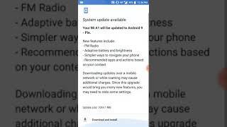 Finally mi a1 Android 9.pie update