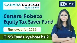 Canara Robeco Equity Tax Saver Fund 2024 | Canara Robeco Equity Tax Saving Fund review in Hindi