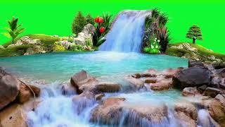 waterfall green screen effects