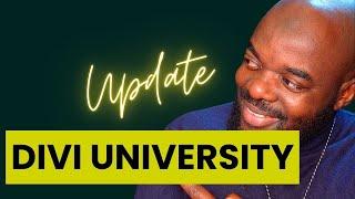 Divi University Update | Exciting News 