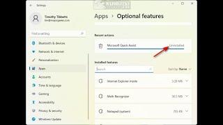 How to Add or Remove Optional Features in Windows 11