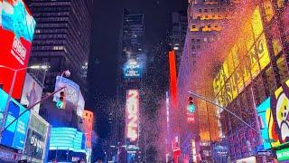 NYC Times Square New Years Eve 2024 Ball Drop Countdown Full