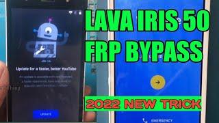 Lava iris 50 FRP Bypass | Lava iris 50 Google Account Remove 2022