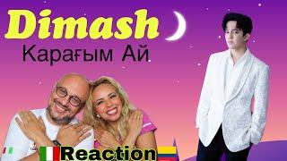 Dimash - Карағым Ай (Qaragym Ai) 2021- Reaction and Analysis Italian And Colombian React