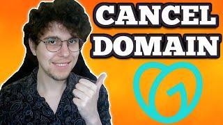 How To Cancel GoDaddy Domain