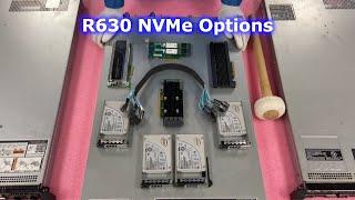 Dell PowerEdge R630 Server | NVMe SSDs Overview | Install Tips | How to Configure | M.2 | U.2 | PCIe