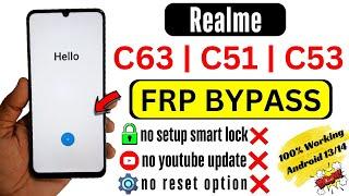 Realme C63 / C51 / C53 FRP Bypass 2 Method For Bypass | Realme C63 Google Account Bypass Without Pc