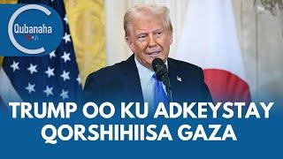 Trump oo ku adkeystay qorshihiisa Gaza  | Qubanaha VOA