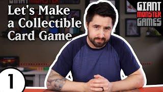 Let's Make a Collectable Card Game - EP 1: Make good game mechanics with simple rules. #gamedev