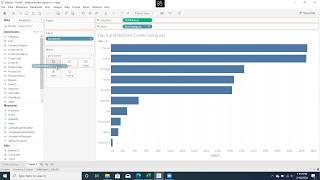 Top 5 and Bottom 5 Sales in same report using SET in Tableau