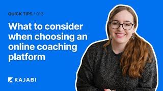 What to Consider When Choosing an Online Coaching Platform