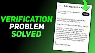 Verification Required to Make External Links Clickable Problem Solved